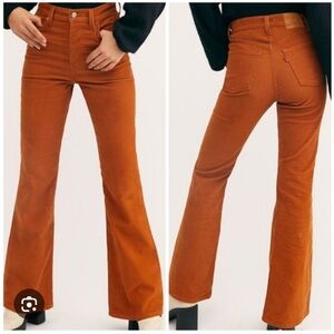 Levi’s ribcage flare corduroy pants